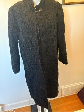 Vintage women’s, black Persian lamb fur coat